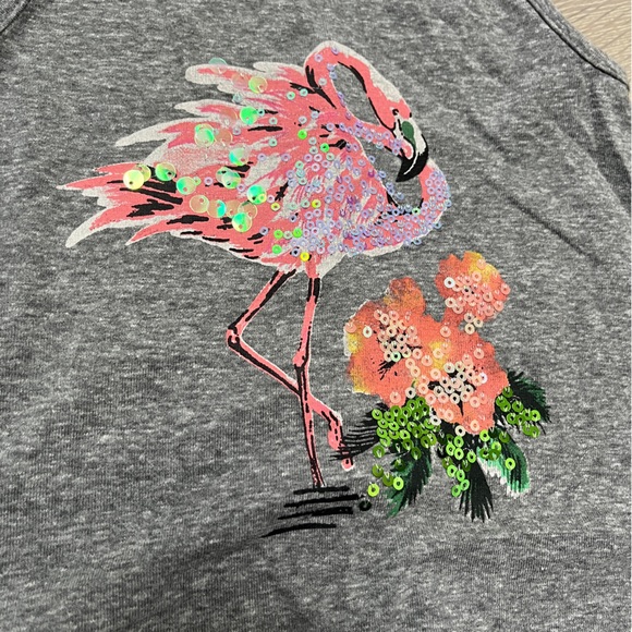 Next. Toddler girl jumpsuit. Size 3T. Flamingo with sequence. NWT - Picture 2 of 3